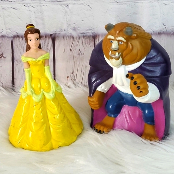 Disney Other - VTG Disney Princess Belle Beauty and The Beast Hand Puppet Figure Pizza Hut 1992